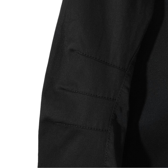 Worth Black Ruffle Hem Button Up Pocket Short Utility Jacket Blazer Women Small - Picture 12 of 15